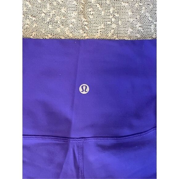 LULULEMON Purple SOUL CYCLE CROPPED LEGGINGS 6 - Picture 5 of 6